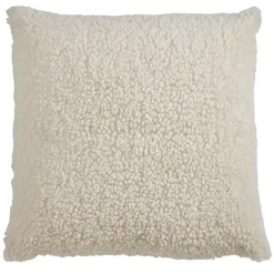 Outlet Beige Sherpa Pillow Pillows
