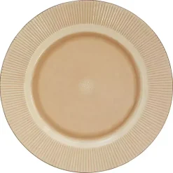 Kirklands Home Dinnerware|Betsy Cream Ribbed 16-pc. Dinnerware Set Tan