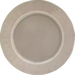 Kirklands Home Dinnerware|Betsy Taupe Ribbed 16-pc. Dinnerware Set Tan