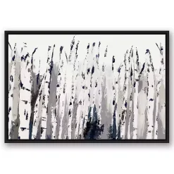 Kirklands Home Framed Art|Birch Trees Floating Framed Wall Art