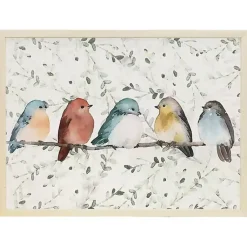 Kirklands Home Framed Art|Bird Friends on a Branch Framed Art Print
