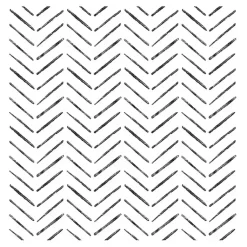 Kirklands Home Wall Murals & Wallpaper|Black & White Chevron Peel & Stick Wallpaper