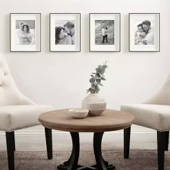 Kirklands Home Gallery Wall Frames|Black & White Gibson 4-pc. Gallery Wall Frame Set