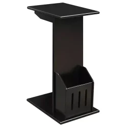 Kirklands Home Accent & End Tables|Accent Table with Magazine Holder Black
