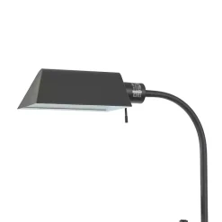 Kirklands Home Floor Lamps|Adjustable Height Pharmacy Floor Lamp Black