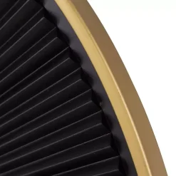 Kirklands Home Decorative Mirrors|and Gold Double Ribbed Wall Mirror Black