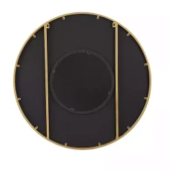 Kirklands Home Decorative Mirrors|and Gold Double Ribbed Wall Mirror Black