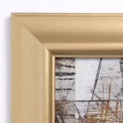 Kirklands Home Framed Art|Black and White Abstract II Gold Framed Art Print