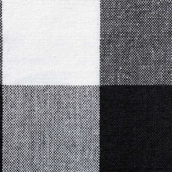 Kirklands Home Table Linens|and White Buffalo Check Napkins, Set of 6 Black