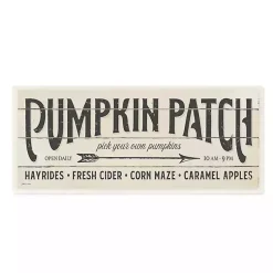Best Black and White Pumpkin Patch Wood Plaque Fall