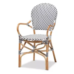 Kirklands Home Dining Sets|Black and White Woven 5-pc. Dining Set