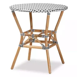 Kirklands Home Dining Sets|Black and White Woven 5-pc. Dining Set