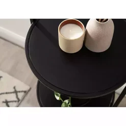 Kirklands Home Planters|Arched 3-Tier Plant Stand Black