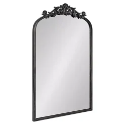 Kirklands Home Decorative Mirrors|Arendahl Arched Mirror, 19x31 in. Black