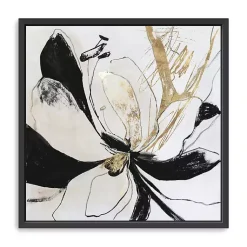 Kirklands Home Framed Art|Black Bloom II Framed Canvas Art Print