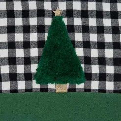 Kirklands Home Table Linens|Black Buffalo Check Christmas Tree Table Runner