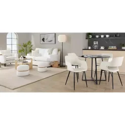 Kirklands Home Dining Tables|Canary Cosmo Round Dining Table Black