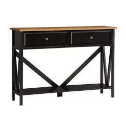 Kirklands Home Console Tables|Cara Console Table Black