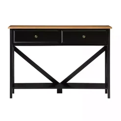 Kirklands Home Console Tables|Cara Console Table Black