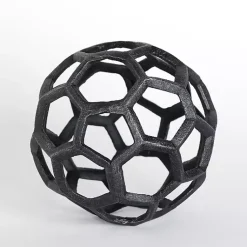 Sale Cast Iron Hexagon Sphere, 6 in. Statues & Figurines
