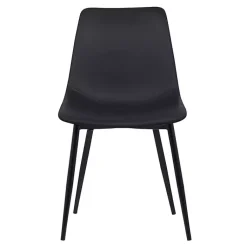 Kirklands Home Dining Chairs|Faux Leather Monte Dining Chair Black