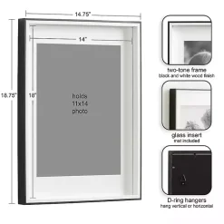 Kirklands Home Gallery Wall Frames|Black Gibson 3-pc. Gallery Frame Set, 14x18 in.