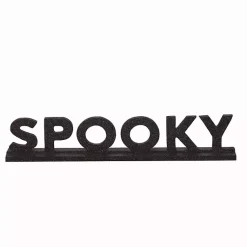 Best Glitter Spooky Tabletop Sign Halloween