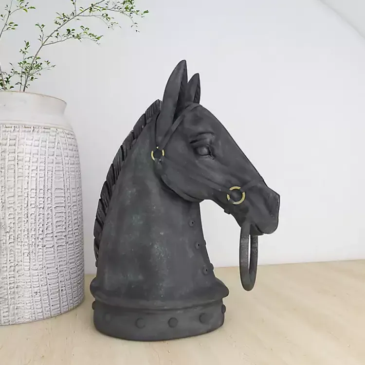 Online Horse Head Statue, 12 in. Statues & Figurines