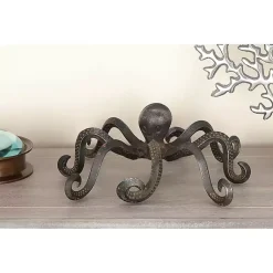 Iron Octopus Statue Statues & Figurines