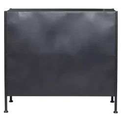 Kirklands Home Cabinets & Sideboards|Iron X-Panel Cabinet Black