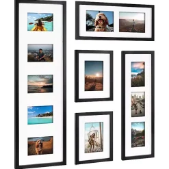 Kirklands Home Gallery Wall Frames|Black Matted 5-pc. Gallery Wall Picture Frame Set