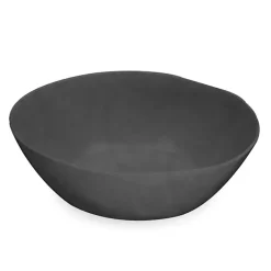 Kirklands Home Outdoor Dining|Black Melamine Santal Serving Bowl