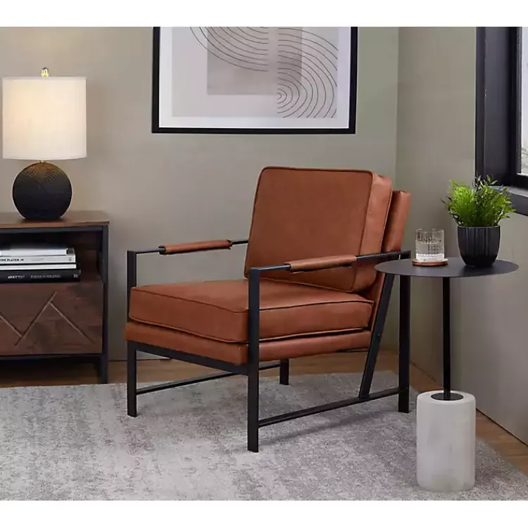 Kirklands Home Accent & End Tables|Metal & Concrete Janis Cocktail Table Black