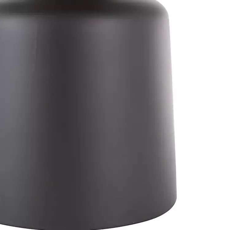 Kirklands Home Accent & End Tables|Black Metal & Marble Pedestal Accent Table White