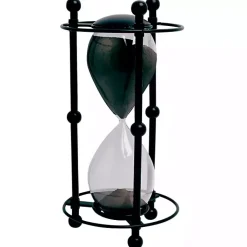 Sale Metal and Sand Cage Hourglass Decorative Accents