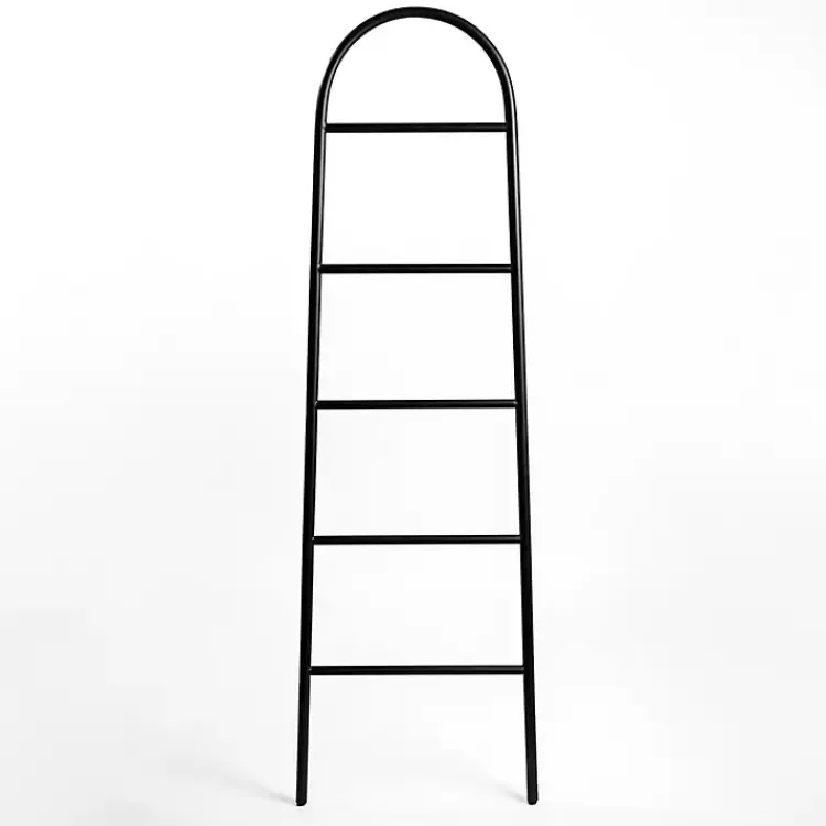 Metal Arched Leaning Ladder Decorative Accents