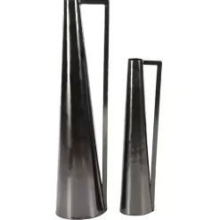 Outlet Metal Glam Vases, Set of 2 Vases