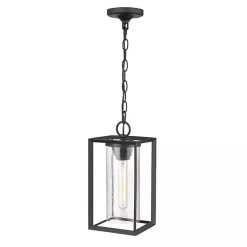 Kirklands Home Chandeliers & Pendant Lighting|Metal Lantern Pendant Light Black