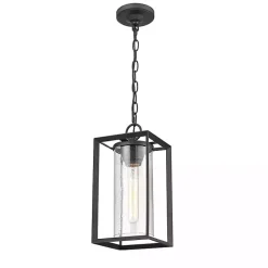 Kirklands Home Chandeliers & Pendant Lighting|Metal Lantern Pendant Light Black