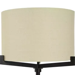 Kirklands Home Floor Lamps|Black Metal Tri-Arm Floor Lamp Tan