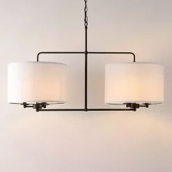 Kirklands Home Chandeliers & Pendant Lighting|Black Modern Cluster Chandelier