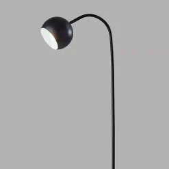 Kirklands Home Floor Lamps|Modern Globe Shade Floor Lamp Black