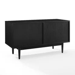 Kirklands Home Console Tables|Black Modern Wood Console Table, 40 in.