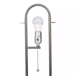 Kirklands Home Table Lamps|Open Metal Loop Table Lamp Black