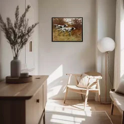 Kirklands Home Framed Art|Black Pointer Dogs Framed Art Print