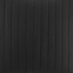 Kirklands Home Bedding Essentials|Quilted Euro Sham Black