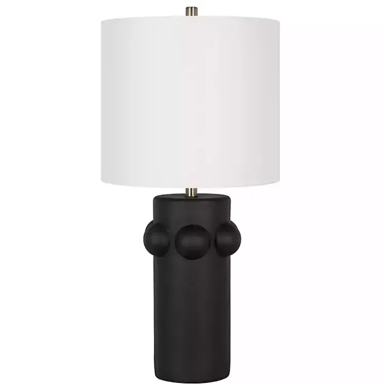 Kirklands Home Table Lamps|Black Robust Table Lamps, Set of 2 White