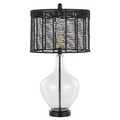 Kirklands Home Table Lamps|Rope Jenny Table Lamps, Set of 2 Black