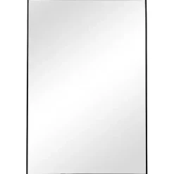 Kirklands Home Framed Mirrors|Simple Frame Rectangle Wall Mirror Black