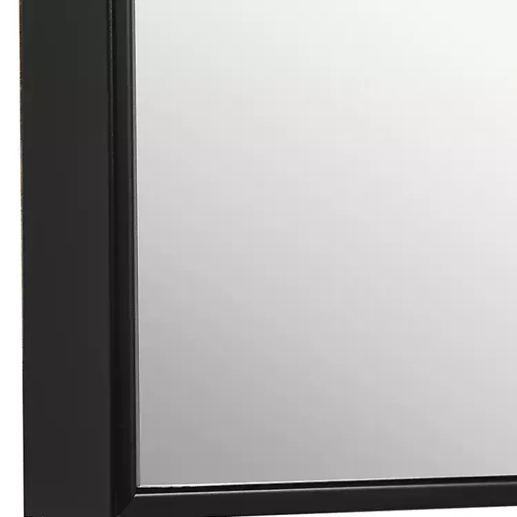 Kirklands Home Framed Mirrors|Simple Frame Rectangle Wall Mirror Black